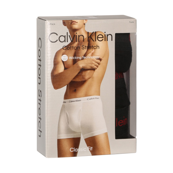 3PACK bokserki męskie Calvin Klein czarny (NB2615A-NC1)