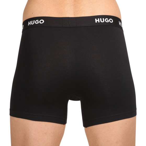 3PACK bokserki męskie HUGO wielokolorowe (50503079 972)