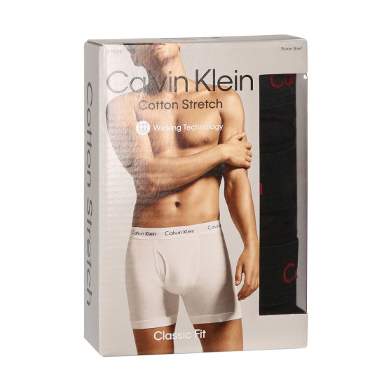 3PACK bokserki męskie Calvin Klein czarny (NB2616A-NC1)