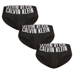 3PACK slipy męskie Calvin Klein czarny (NB3610A-UB1)