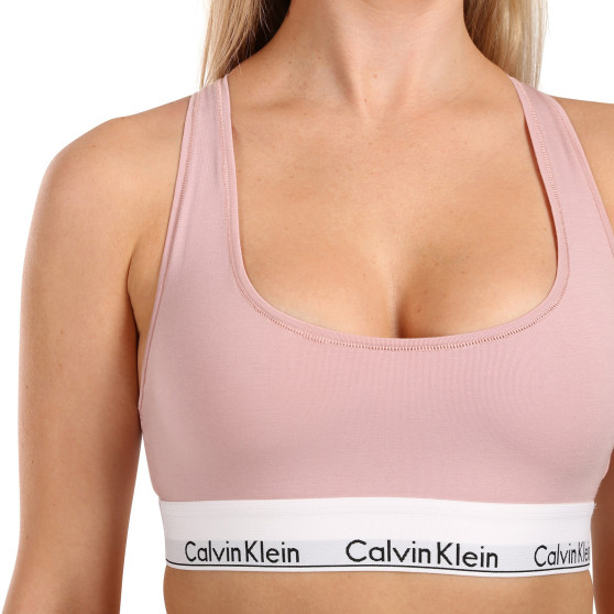 Biustonosz damski Calvin Klein różowy (F3785E-TQO)