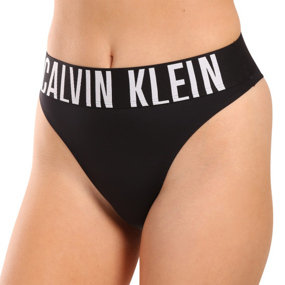 Stringi damskie Calvin Klein czarny (QF7639E-UB1)