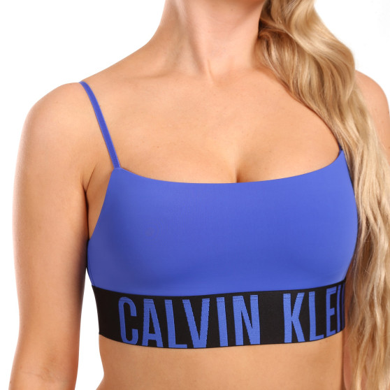 Biustonosz damski Calvin Klein niebieski (QF7631E-CEI)
