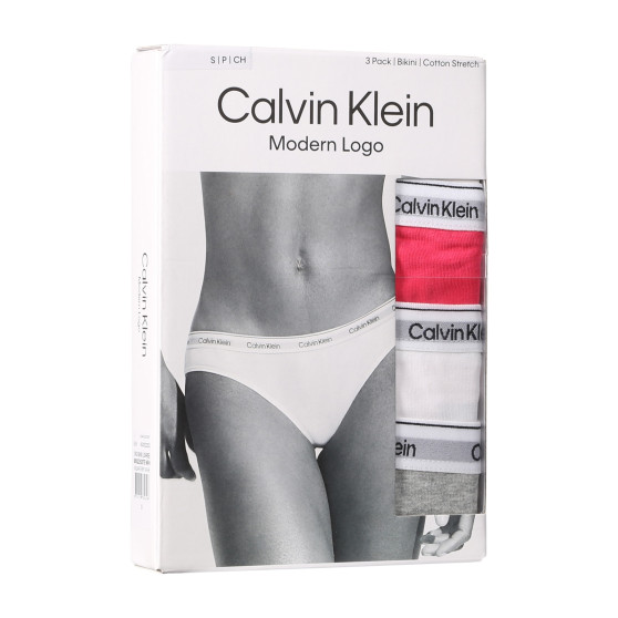3PACK majtki damskie Calvin Klein wielokolorowe (QD5207E-NP4)