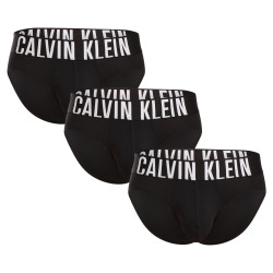 3PACK slipy męskie Calvin Klein czarny (NB3607A-UB1)