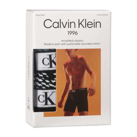3PACK bokserki męskie Calvin Klein wielokolorowe (NB3529E-MRU)