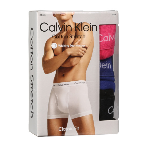 3PACK bokserki męskie Calvin Klein wielokolorowe (NB2615A-NLT)