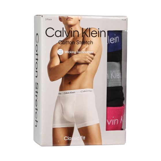 3PACK bokserki męskie Calvin Klein czarny (NB2615A-MLR)