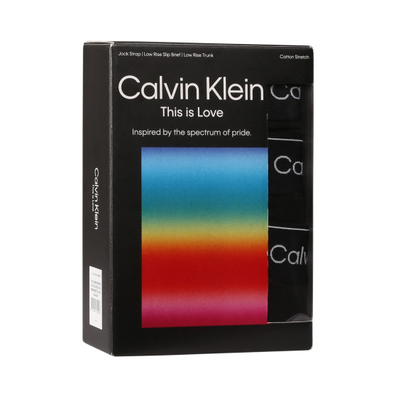 3PACK Calvin Klein bielizna męska mix czarny (NB3877A-UB1)