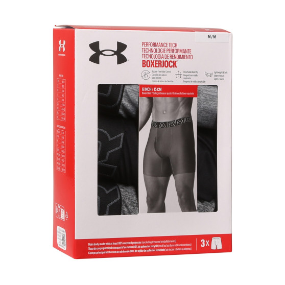 3PACK bokserki męskie Under Armour wielokolorowe (1383878 035)