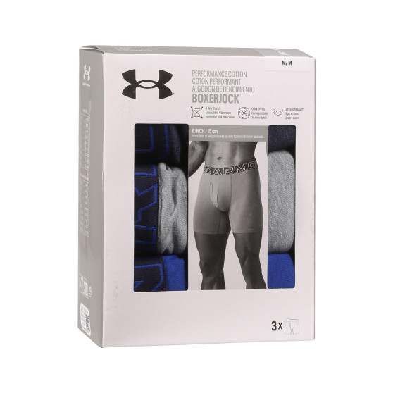 3PACK bokserki męskie Under Armour wielokolorowe (1383889 410)