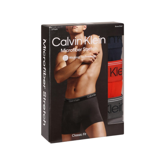 3PACK bokserki męskie Calvin Klein wielokolorowe (NB2570A-MGY)