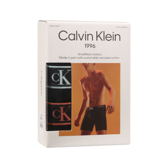 3PACK bokserki męskie Calvin Klein czarny (NB3529A-MTF)