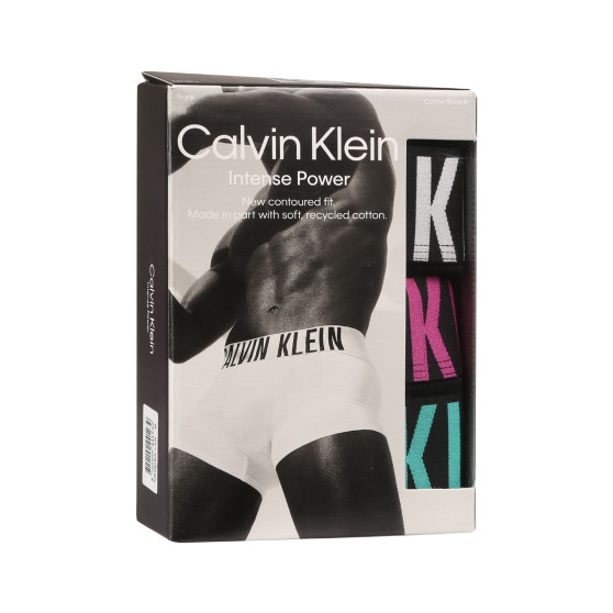 3PACK bokserki męskie Calvin Klein czarny (NB3608A-LXR)