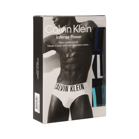 3PACK slipy męskie Calvin Klein czarny (NB3607A-LXT)