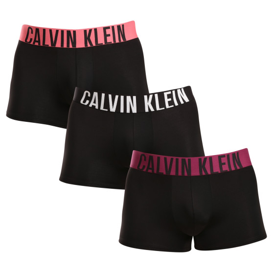 3PACK bokserki męskie Calvin Klein czarny (NB3775A-MDL)