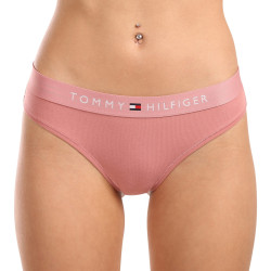 Stringi damskie Tommy Hilfiger różowe ( UW0UW04146 TJ5)