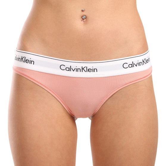 Stringi damskie Calvin Klein różowe (F3786E-LWG)