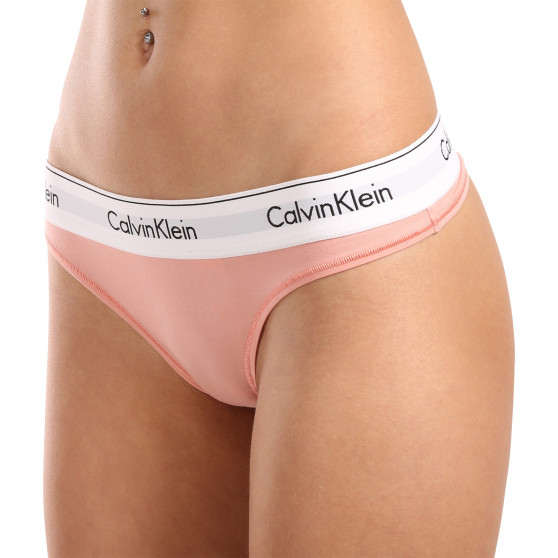 Stringi damskie Calvin Klein różowe (F3786E-LWG)