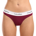 Stringi damskie Calvin Klein fioletowy (F3786E-VGP)