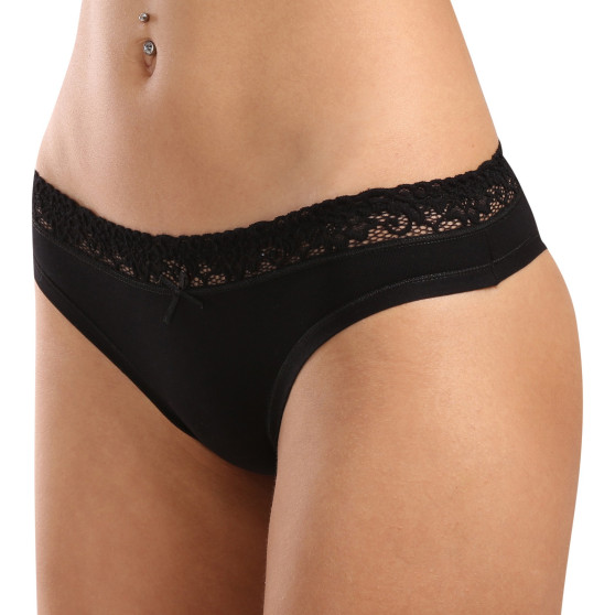 Lovelygirl Brazylijskie czarne damskie (8308-black)