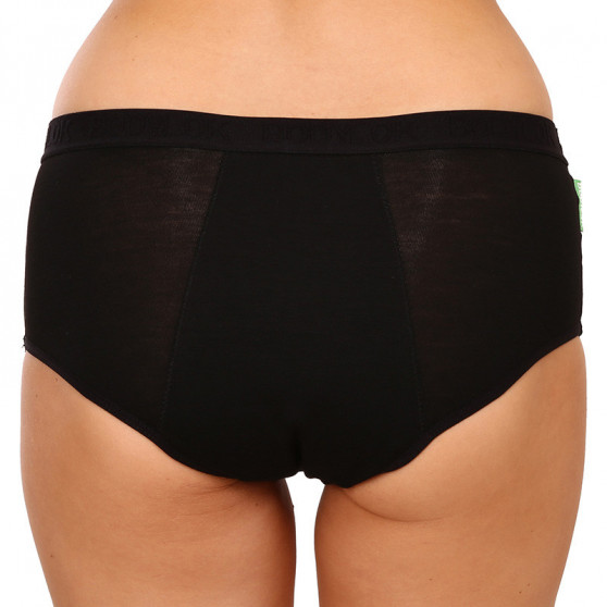 Bodylok Majtki menstruacyjne Bamboo Hi-Waist Black Medium Menstruacja (BD22044)