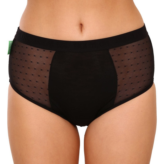 Bodylok Majtki menstruacyjne Bamboo Hi-Waist Black Medium Menstruacja (BD22044)