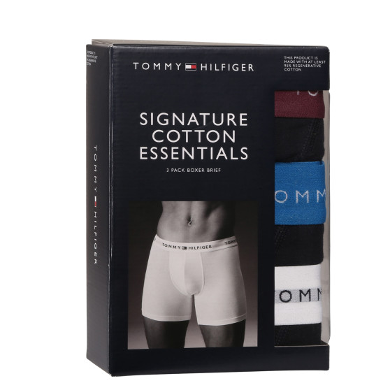 3PACK bokserki męskie Tommy Hilfiger ciemnoniebieski (UM0UM02765 0VZ)