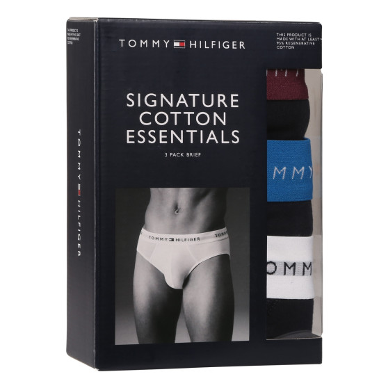 3PACK slipy męskie Tommy Hilfiger ciemnoniebieski (UM0UM02904 0VZ)