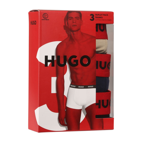 3PACK bokserki męskie HUGO wielokolorowe (50517878 962)