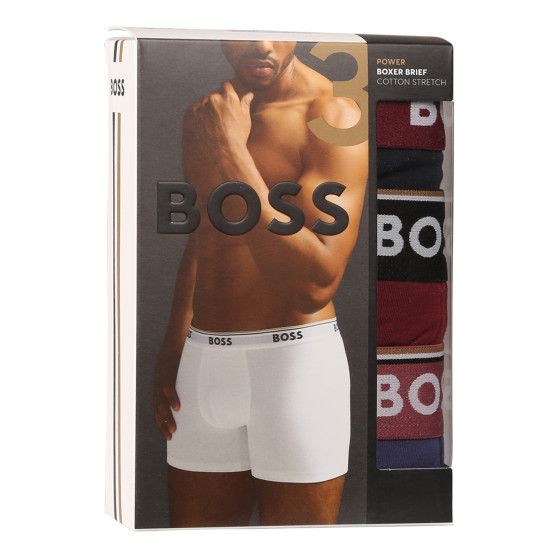 3PACK bokserki męskie BOSS wielokolorowe (50517828 984)