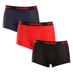 3PACK bokserki męskie HUGO wielokolorowe (50496723 982)