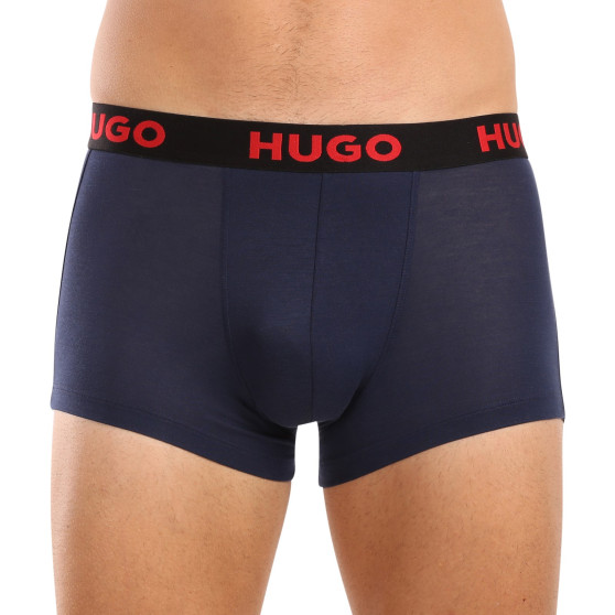 3PACK bokserki męskie HUGO wielokolorowe (50496723 982)