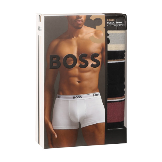 3PACK bokserki męskie BOSS wielokolorowe (50514998 982)