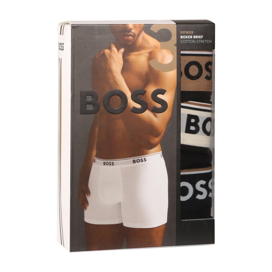 3PACK bokserki męskie BOSS wielokolorowe (50514998 982)