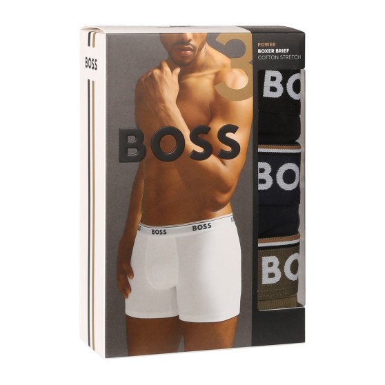 3PACK bokserki męskie BOSS wielokolorowe (50517828 983)