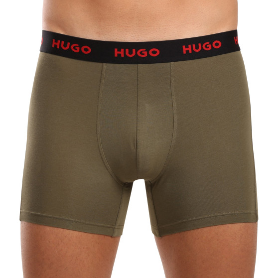 3PACK bokserki męskie HUGO wielokolorowe (50517887 978)