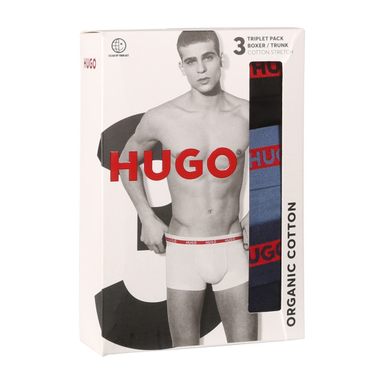 3PACK bokserki męskie HUGO wielokolorowe (50517883 970)