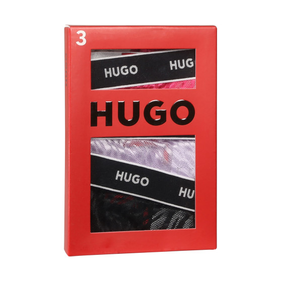 3PACK stringi damskie HUGO wielokolorowe (50480150 981)