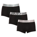 3PACK bokserki męskie Calvin Klein czarny (NB3074A-QTE)