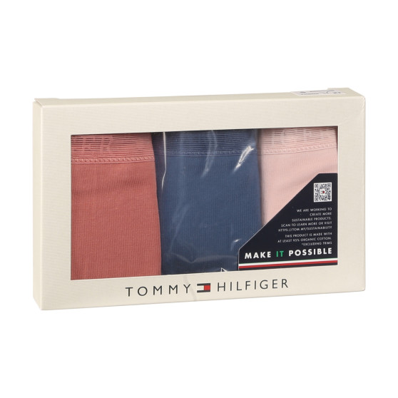 3PACK stringi damskie Tommy Hilfiger wielokolorowe (UW0UW04890 0VV)