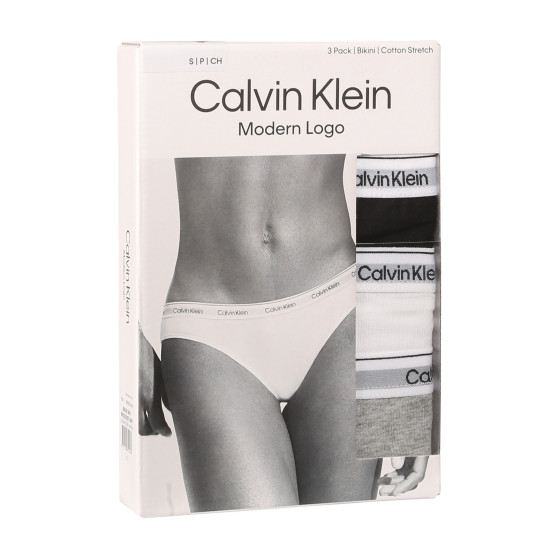 3PACK majtki damskie Calvin Klein wielokolorowe (QD5207E-MPI)