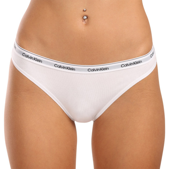 3PACK majtki damskie Calvin Klein biały (QD5207E-100)