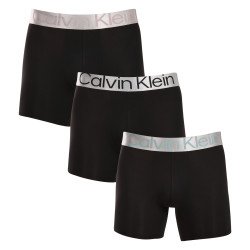 3PACK bokserki męskie Calvin Klein czarny (NB3075A-QTE)