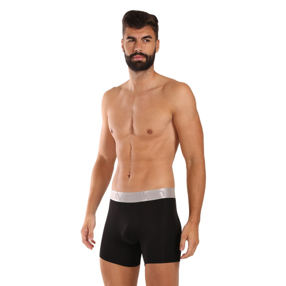 3PACK bokserki męskie Calvin Klein czarny (NB3075A-QTE)