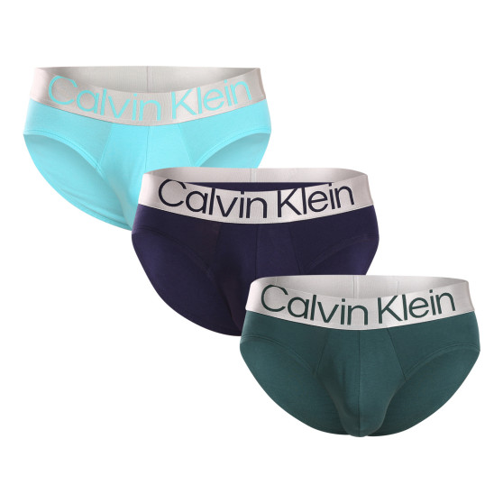 3PACK slipy męskie Calvin Klein wielokolorowe (NB3129A-N2M)