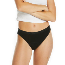 Majtki menstruacyjne dla dziewczynek Love Luna Bikini Sporty Black (LOVE050SB)