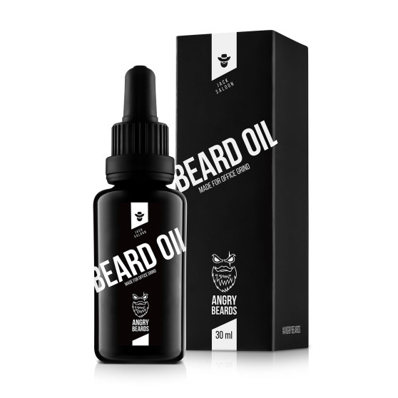 Angry Beards Olejek do brody Jack Saloon dla mężczyzn 30 ml