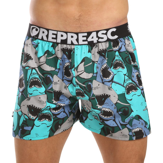 Represent Męskie spodenki na wyłączność Mike Happy Sharks (R4M-BOX-0709)