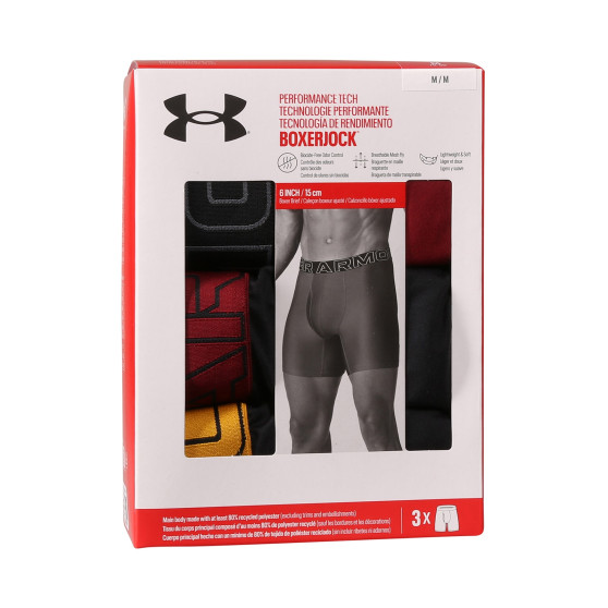 3PACK bokserki męskie Under Armour wielokolorowe (1383878 625)